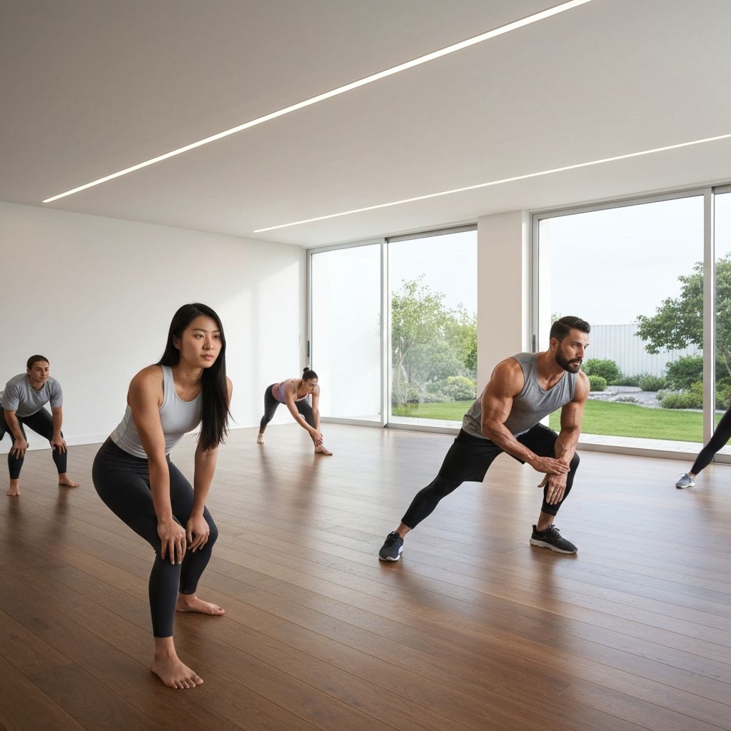 Flexibility and stretching session